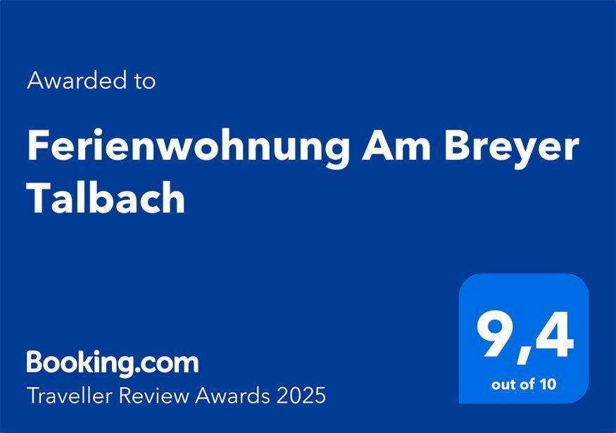 Ferienwohnung Am Breyer Talbach Εξωτερικό φωτογραφία